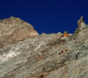 18East Face below Solvay Hut